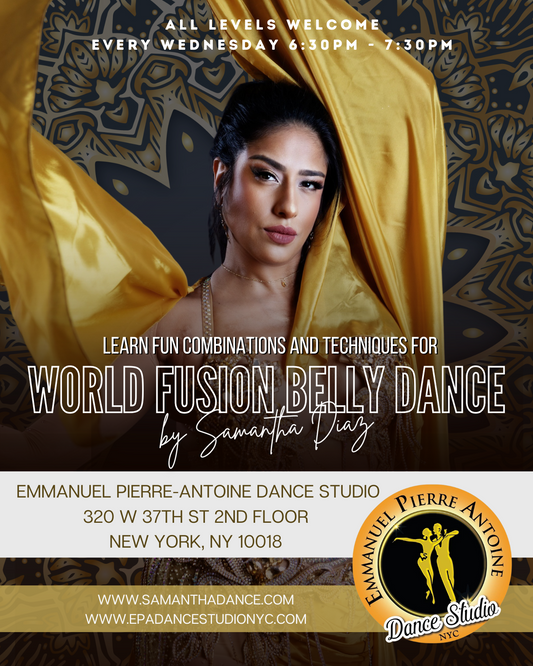 World Fusion Belly Dance Class with Samantha Diaz