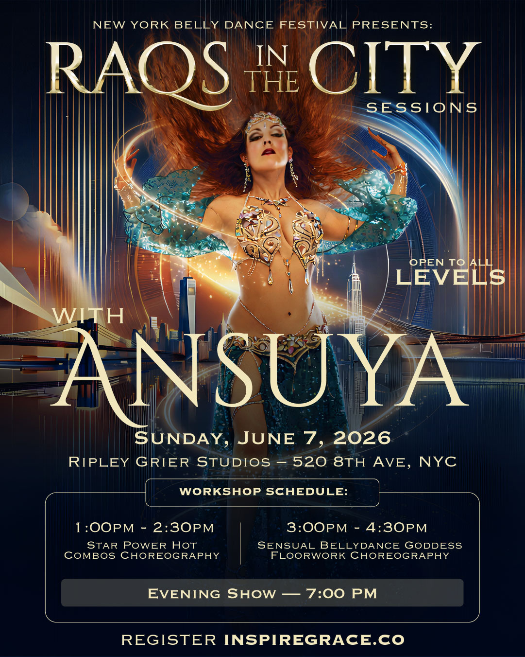 Raqs in The City: ANSUYA June 7th