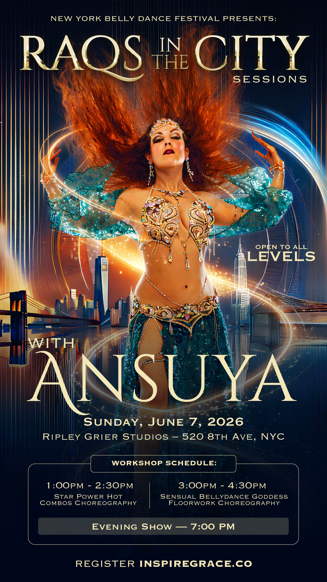 Raqs in The City: ANSUYA June 7th