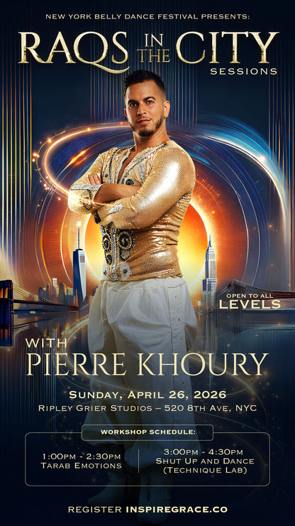 Raqs in The City: Pierre Khoury April 26th