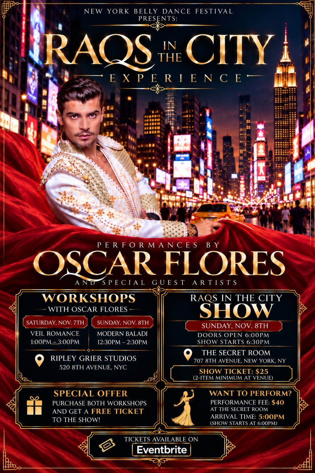Raqs in The City with Oscar Flores