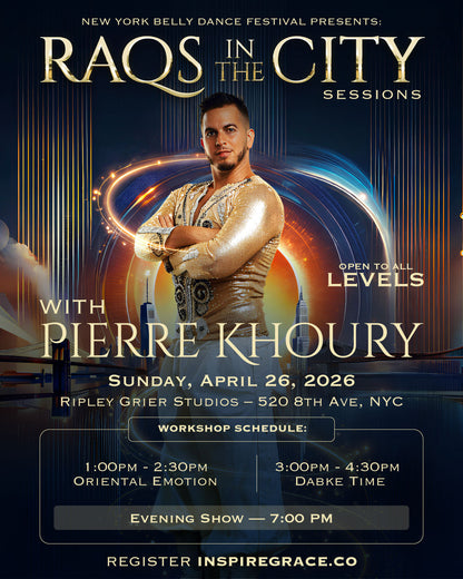 Raqs in The City: Pierre Khoury April 26th